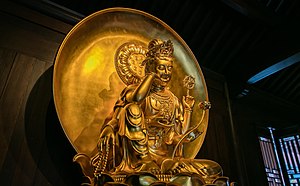 如意轮观音像 - 玉佛寺, 上海, 中国