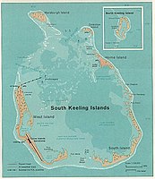 科科斯群岛地图