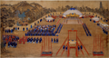 清代皇帝在承德召开宴会时使用的大型蒙古包