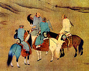 遼國《出獵圖》中的契丹貴族