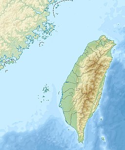白石山在臺灣的位置