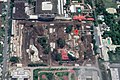 2019年7月卫星图片，维曼默宫被夷为平地