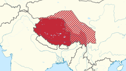 西藏領土與影響範圍   西藏主要領土範疇   大西藏地區的範圍   西藏宣稱的領土範圍