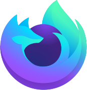 Firefox Nightly 的图标，用於表示每夜建構Pre-alpha版本