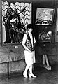 关紫兰在1930年的艺术展上