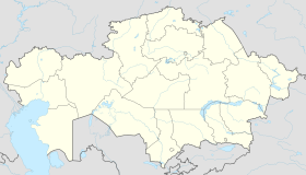 阿斯塔納在哈萨克斯坦的位置