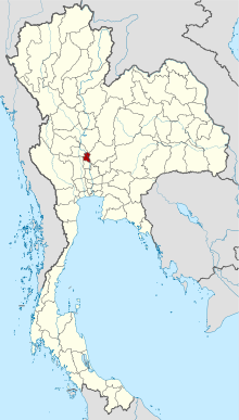 信武里府在泰國的位置