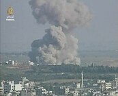 2008年加沙战争期间，以色列对加沙的空袭