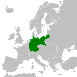 1914年第一次世界大戰前的德國領土