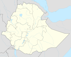 亞的斯亞貝巴在埃塞俄比亚的位置