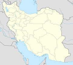聖賽迪斯修院在伊朗的位置