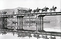 1941年香港保卫战，日军炮兵联队经广福桥横渡林村河