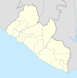 格林維爾在賴比瑞亞的位置