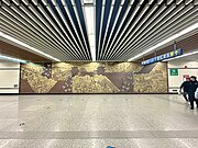 4號線車站大廳藝術牆《革命薪火》（2023年12月）