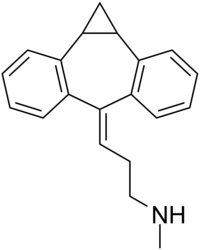 Chemical structure of Octriptyline