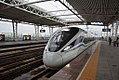 一列CRH1A-A进入广珠城际铁路顺德站