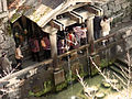 音羽之瀧，訪客會飲用其泉水，人們認為該道泉水能帶來愛、成功與長壽。
