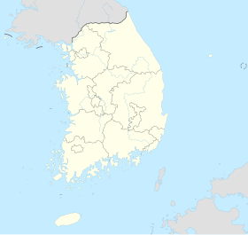世越号沉没事故在大韩民国的位置