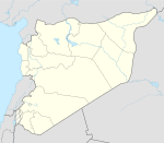 帕尔米拉在叙利亚的位置