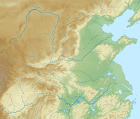 景阳冈在中国北部的位置