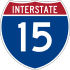 15號州際公路 marker