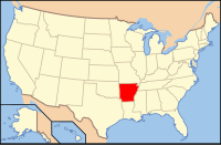阿肯色州位於美國的西南部