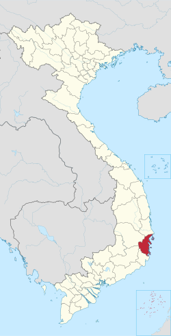 慶和省在越南的位置