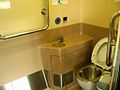 クハ520形に設置されるトイレ （2007年6月15日）
