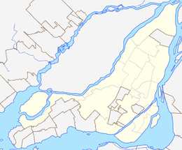 圣母岛在蒙特利尔的位置