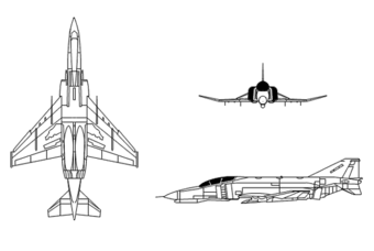 F-4B三視圖