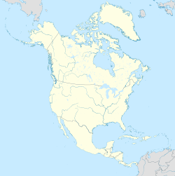 奧爾巴尼在北美洲的位置