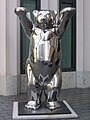 在柏林的联合巴迪熊不锈钢雕像, 上海克虏伯不锈钢厂制造