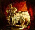 “奥赛罗和苔丝狄蒙娜”，亚历山大-玛丽·柯林（Alexandre-Marie Colin，1829）