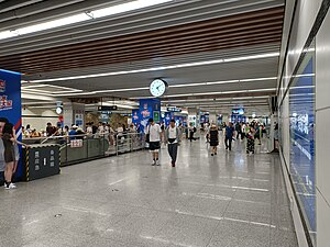 1號線車站大廳（2023年7月）