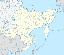 南库里尔斯克在远东联邦管区的位置