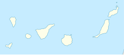 拉维多利亚-德阿森特霍在加那利群島的位置