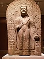 北魏石雕燃灯佛像，藏于大都会艺术博物馆。
