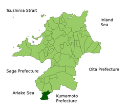 大牟田市位置圖