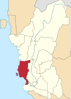 曼绒县在霹雳的位置