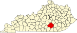 State map highlighting 普瓦斯基 County