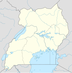 坎帕拉在烏干達的位置