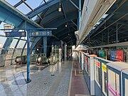 往保税区站站台（2023年4月）