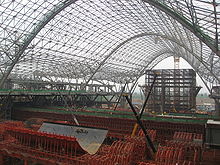 兴建中的武汉站（2009年4月）