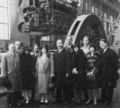 駐德大使蔣作賓和隨從參觀一間德國工廠，1928年