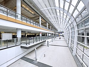機場站內部（2022年6月）