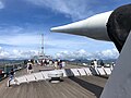 密蘇里號戰艦的406mm主砲。攝於2019年9月。
