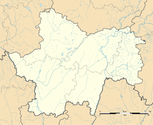 沙罗勒在索恩-卢瓦尔省的位置