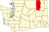 標示出费里县位置的地圖