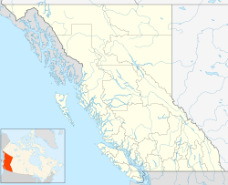道森河市在卑詩省的位置