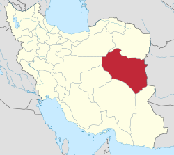 伊朗南呼羅珊省行政区地图